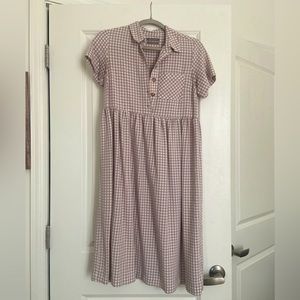 Urban Outfitters Gingham Midi Dress